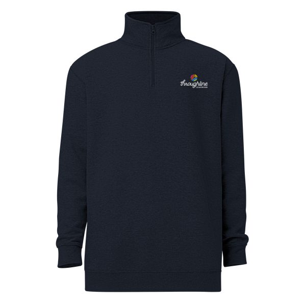 Unisex Fleece Pullover (Navy) - Image 3