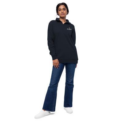 Unisex Fleece Pullover (Navy)