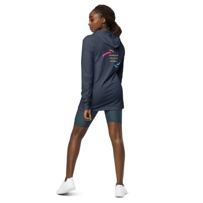 Unisex Hooded Long-Sleeve Tee - Front Logo With Back Tagline (3 Colors)